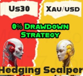 US30 and XAUUSD Hedging Scalper