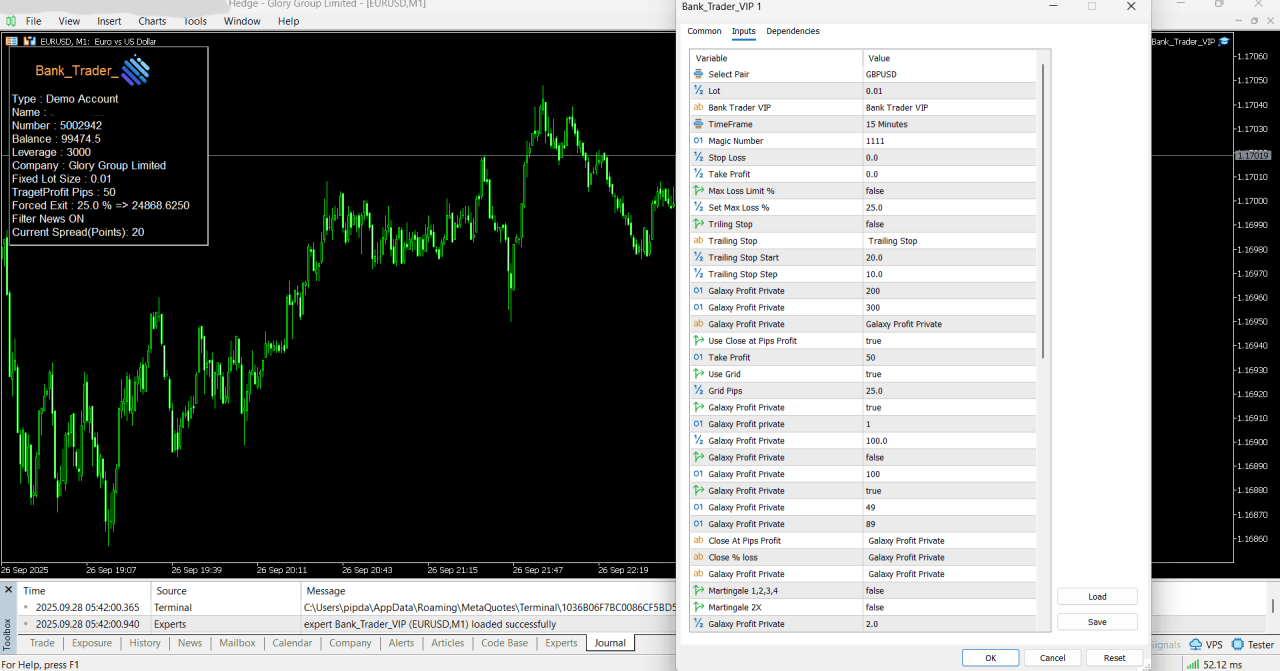 Bank Trader VIP EA MT5